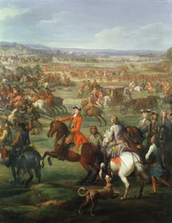La Bataille de Blenheim, 13 août 1704 (détail)